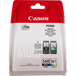 Canon Multipack con cartucce di inchiostro nero PG-560 e a colori CL-561