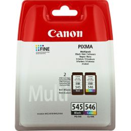 Canon PG-545 CL-546 Multipack cartuccia d'inchiostro 2 pz Originale Nero, Ciano, Magenta, Giallo