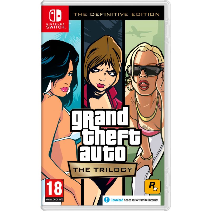 Switch GTA Grand Theft Auto Trilogy Definitive Edition