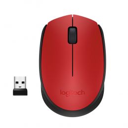 MOUSE LOGITECH M171 WIRELESS RED