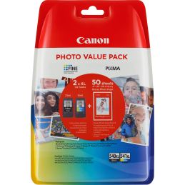CANON VALUE PACK PG-540XL+CL-541XL+50FG CARTA 10X15