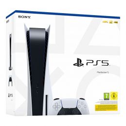 PS5 Console 825GB Standard Edition White C Chassis EU